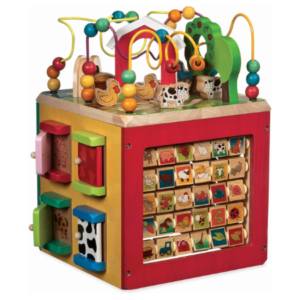 Wooden Activity Cube