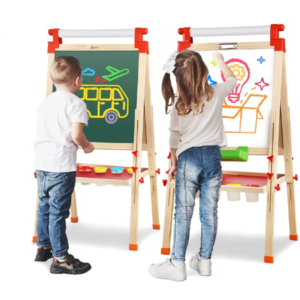 3 in 1 Kids Wooden Art Easel