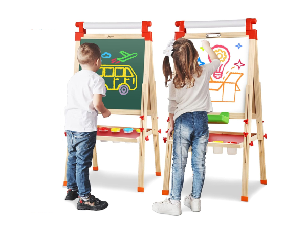 3 in 1 Kids Wooden Art Easel